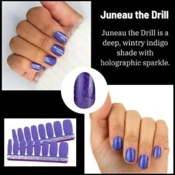 🌸Sale:3/$30🌸 Color Street Nail Polish Strips. Shade: Juneau the Drill. NWT. - Picture 3 of 3